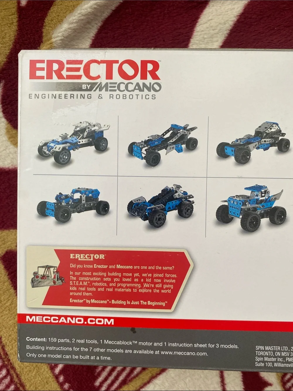 Rally Racer 10-in-1 Building Kit - Blue & Silver